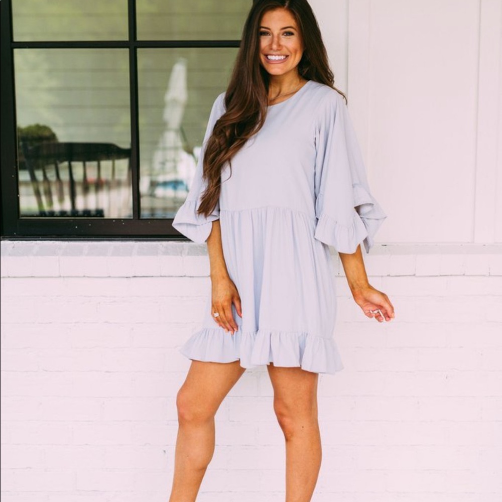 These Three Boutique Babydoll Ruffle Dress